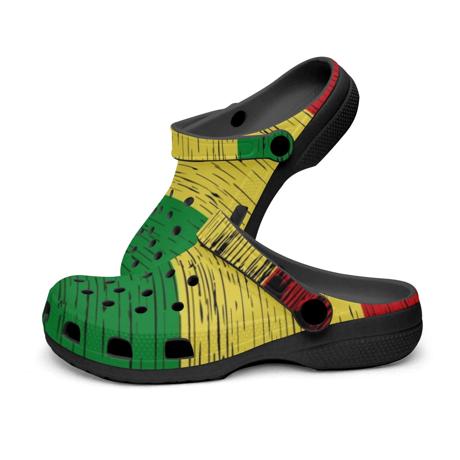 Pan African All Over Printed Clogs