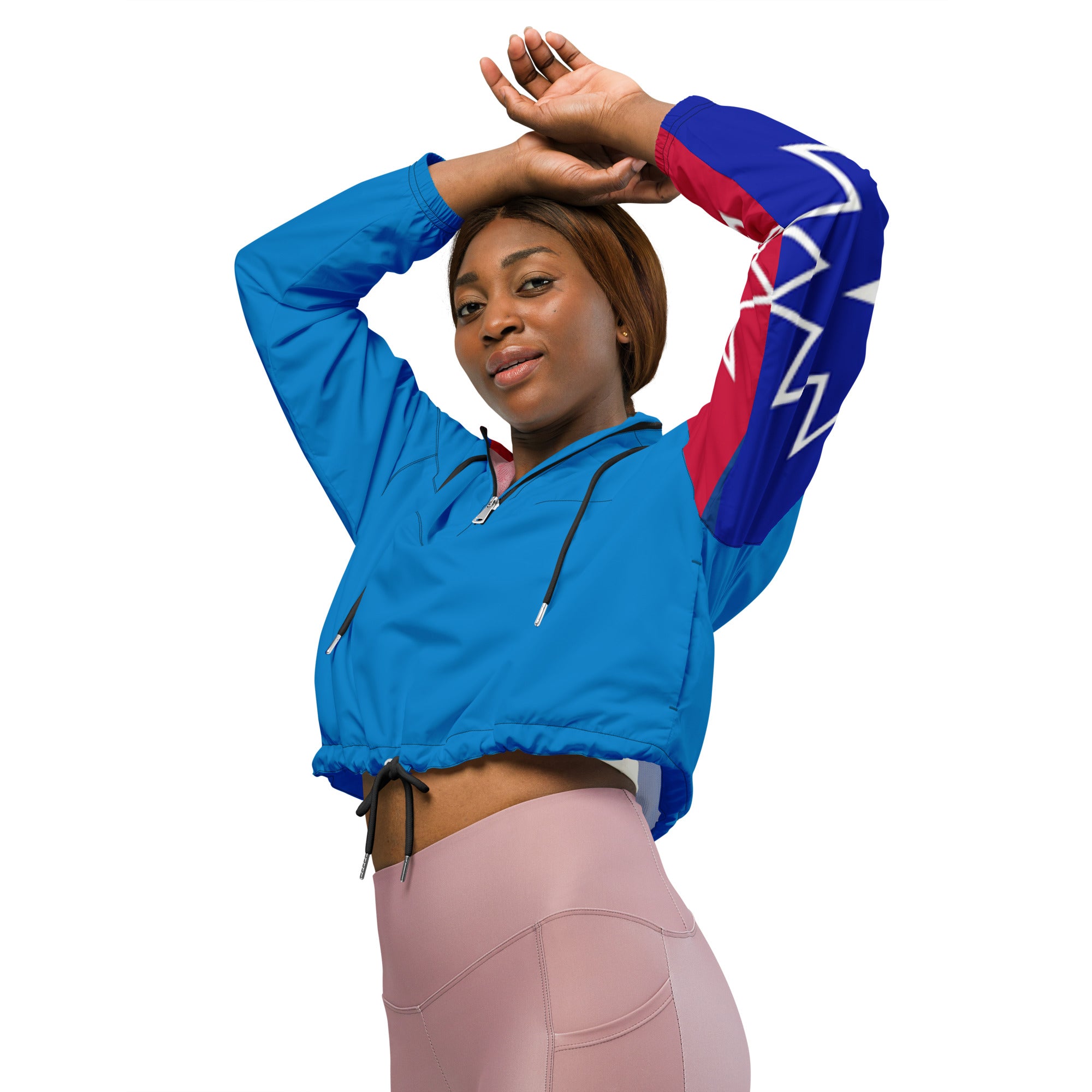 Women’s Juneteenth cropped windbreaker