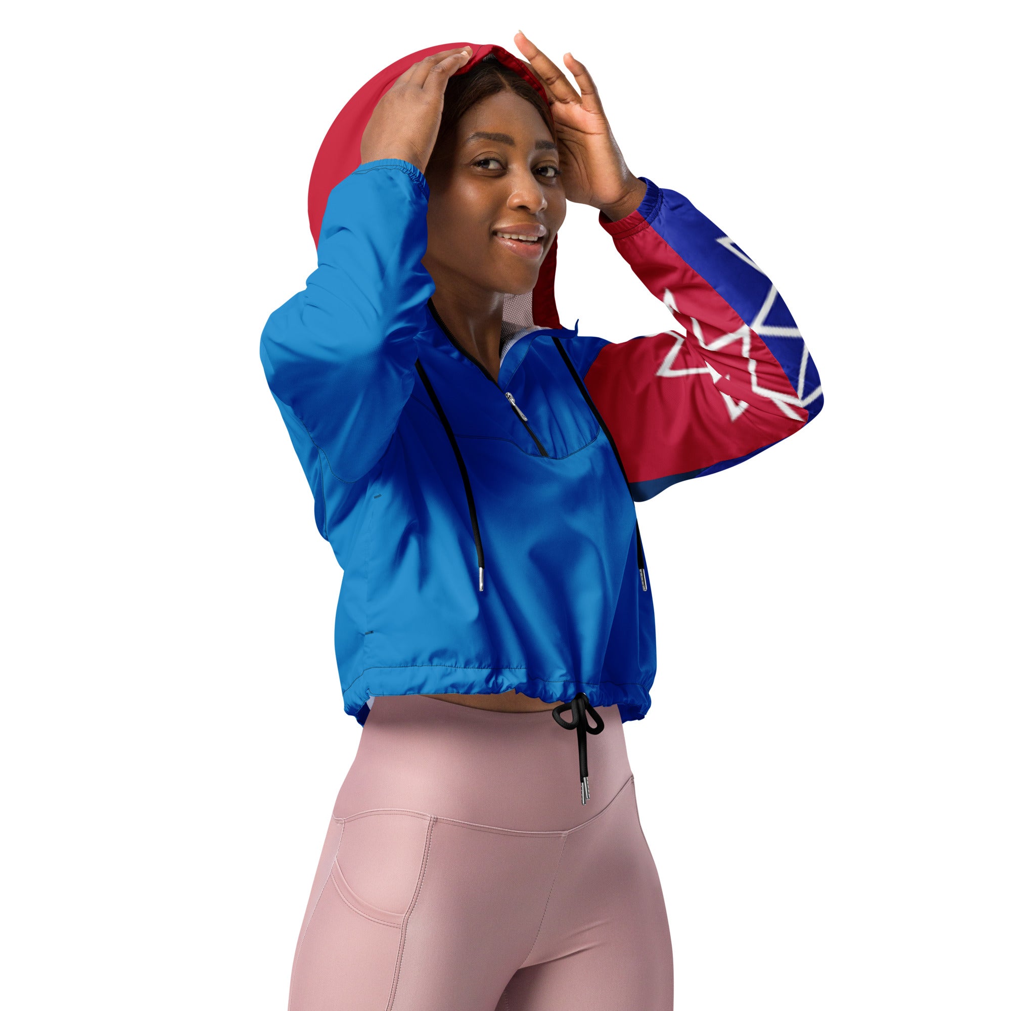 Women’s Juneteenth cropped windbreaker