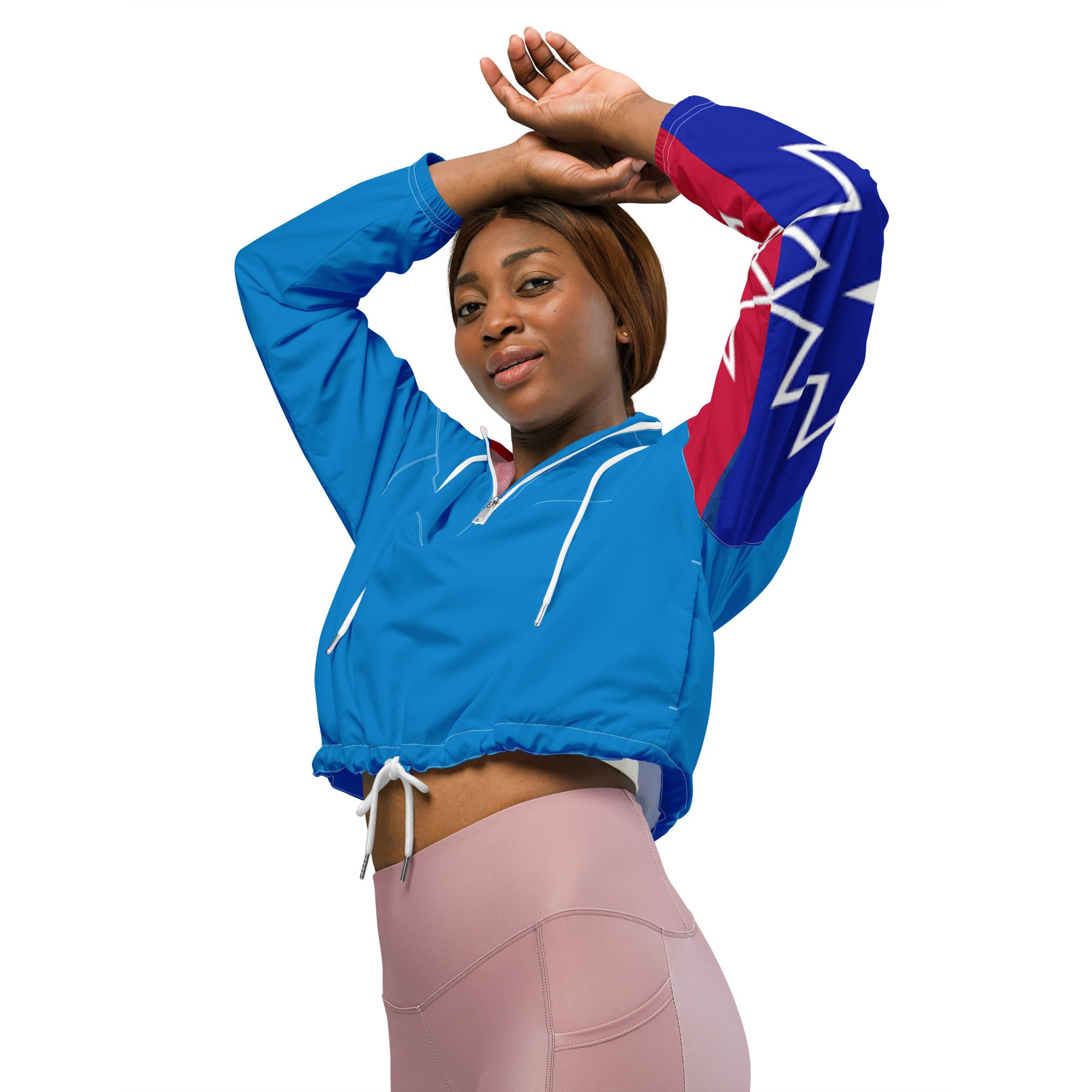 Women’s Juneteenth cropped windbreaker