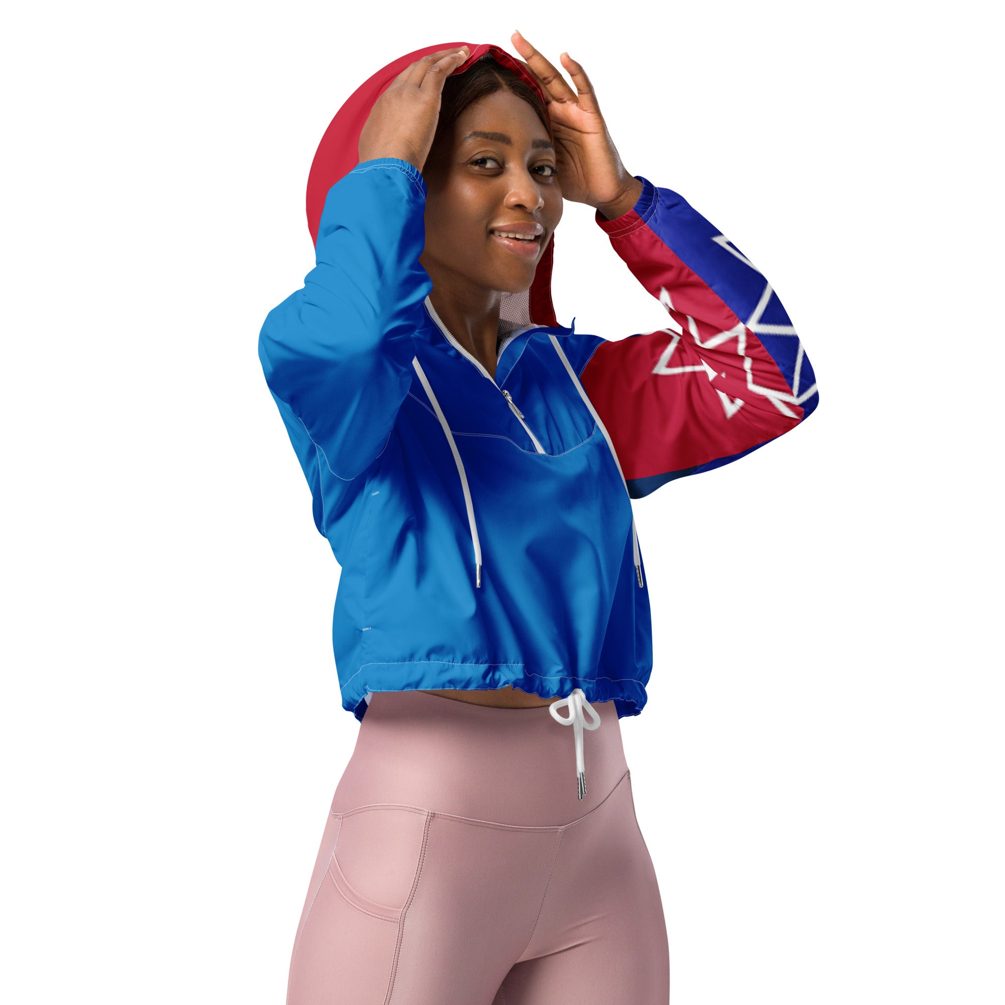 Women’s Juneteenth cropped windbreaker