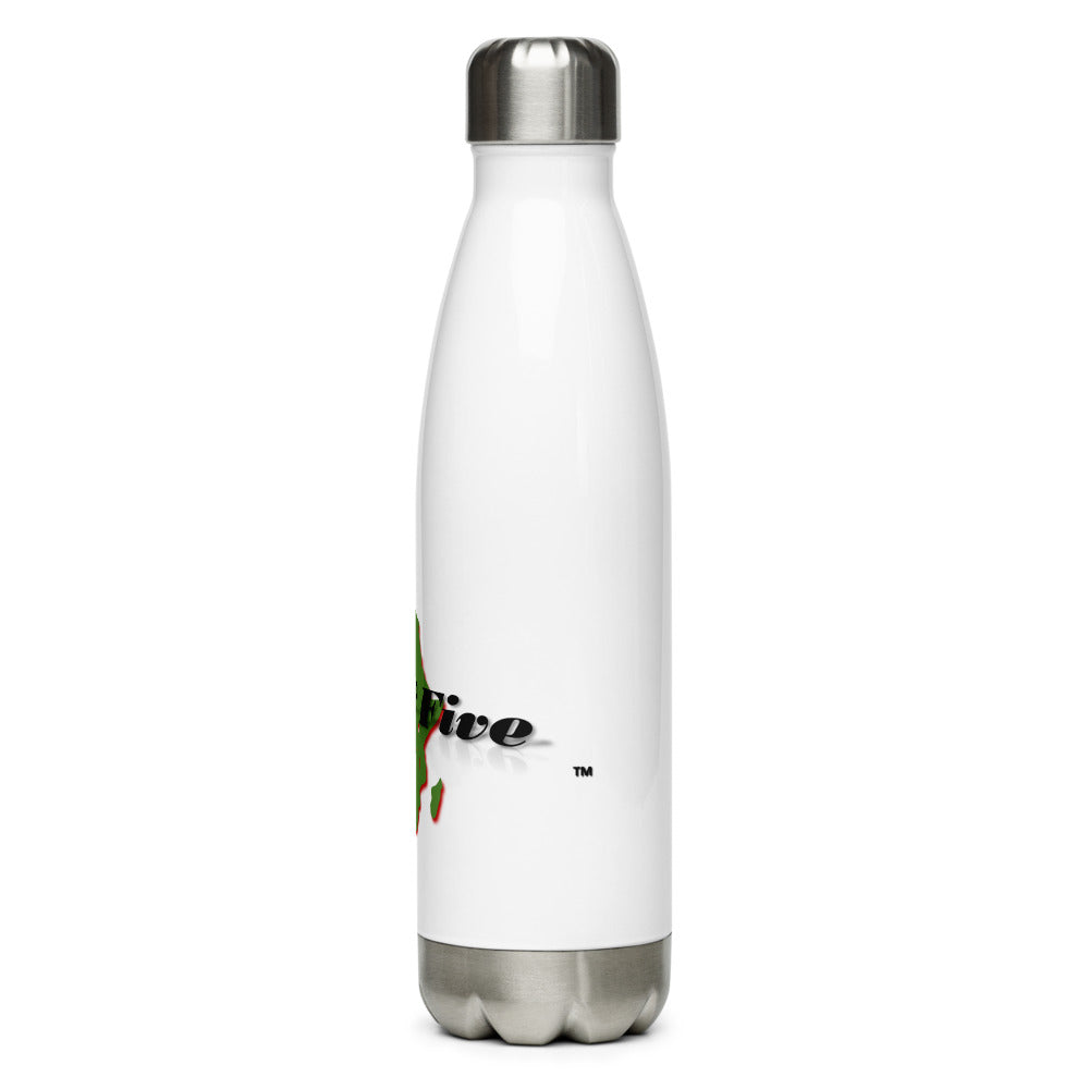 Black 360° Five Stainless Steel Water Bottle