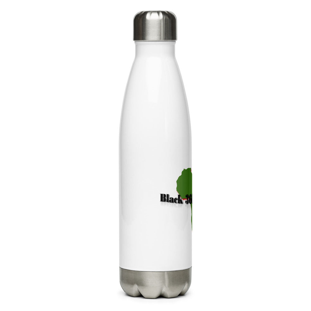 Black 360° Five Stainless Steel Water Bottle