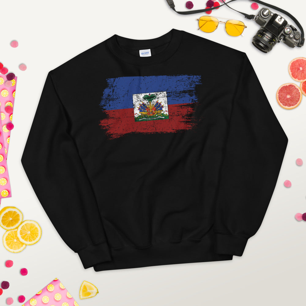Haiti Grunge Unisex Sweatshirt