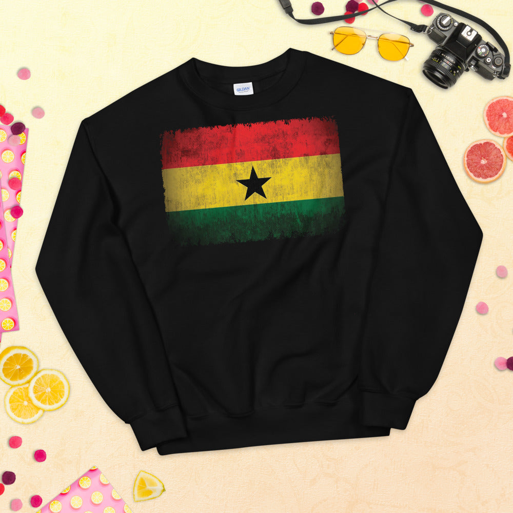 Ghana Grunge Unisex Sweatshirt