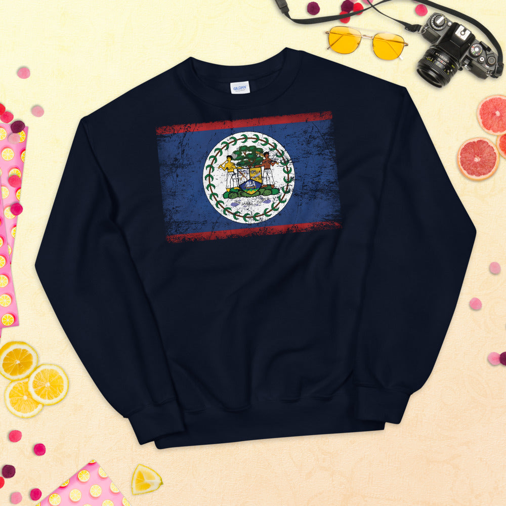 Belize Grunge Unisex Sweatshirt