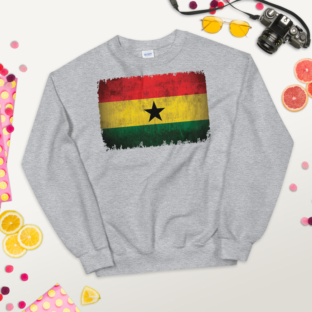 Ghana Grunge Unisex Sweatshirt