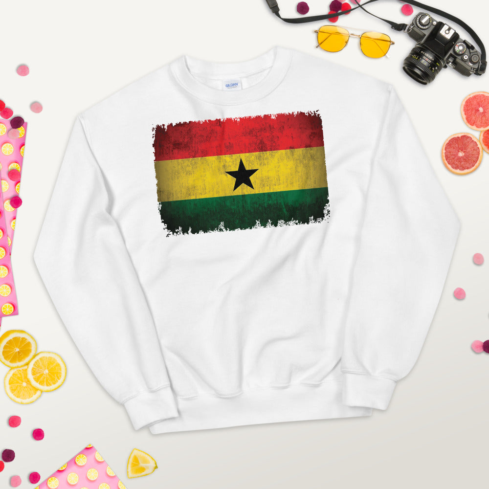 Ghana Grunge Unisex Sweatshirt