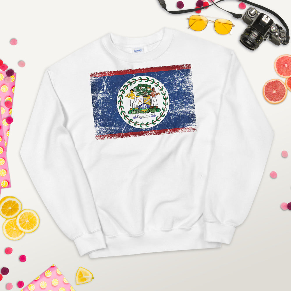 Belize Grunge Unisex Sweatshirt