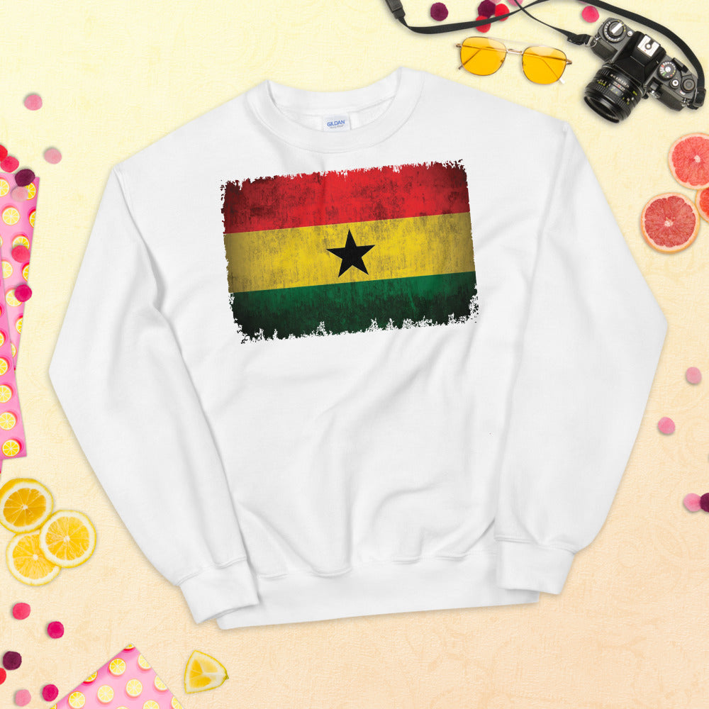 Ghana Grunge Unisex Sweatshirt