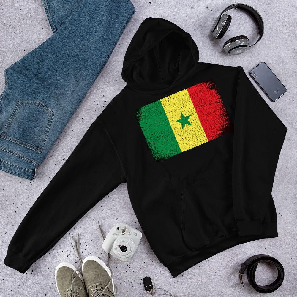 Senegal Grunge Unisex Hoodie