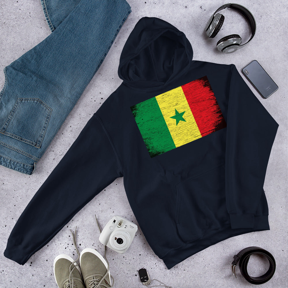 Senegal Grunge Unisex Hoodie