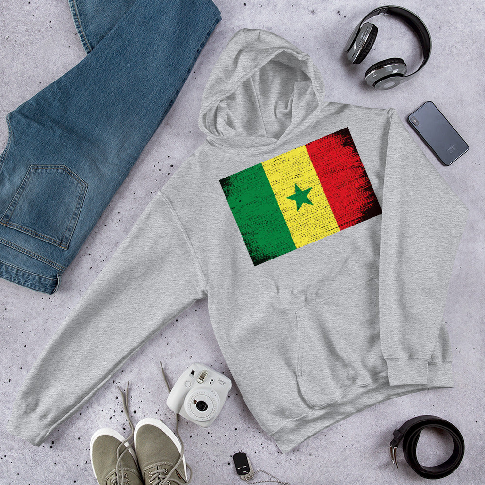 Senegal Grunge Unisex Hoodie