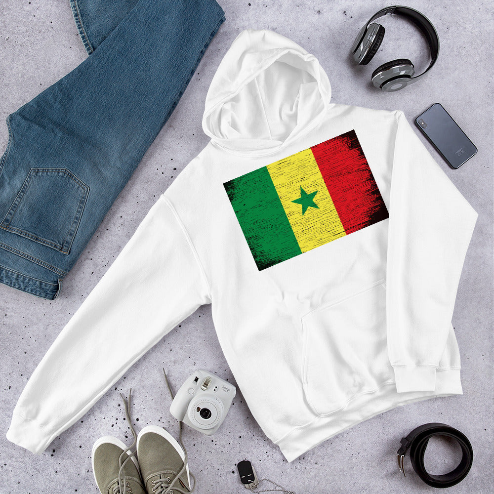 Senegal Grunge Unisex Hoodie