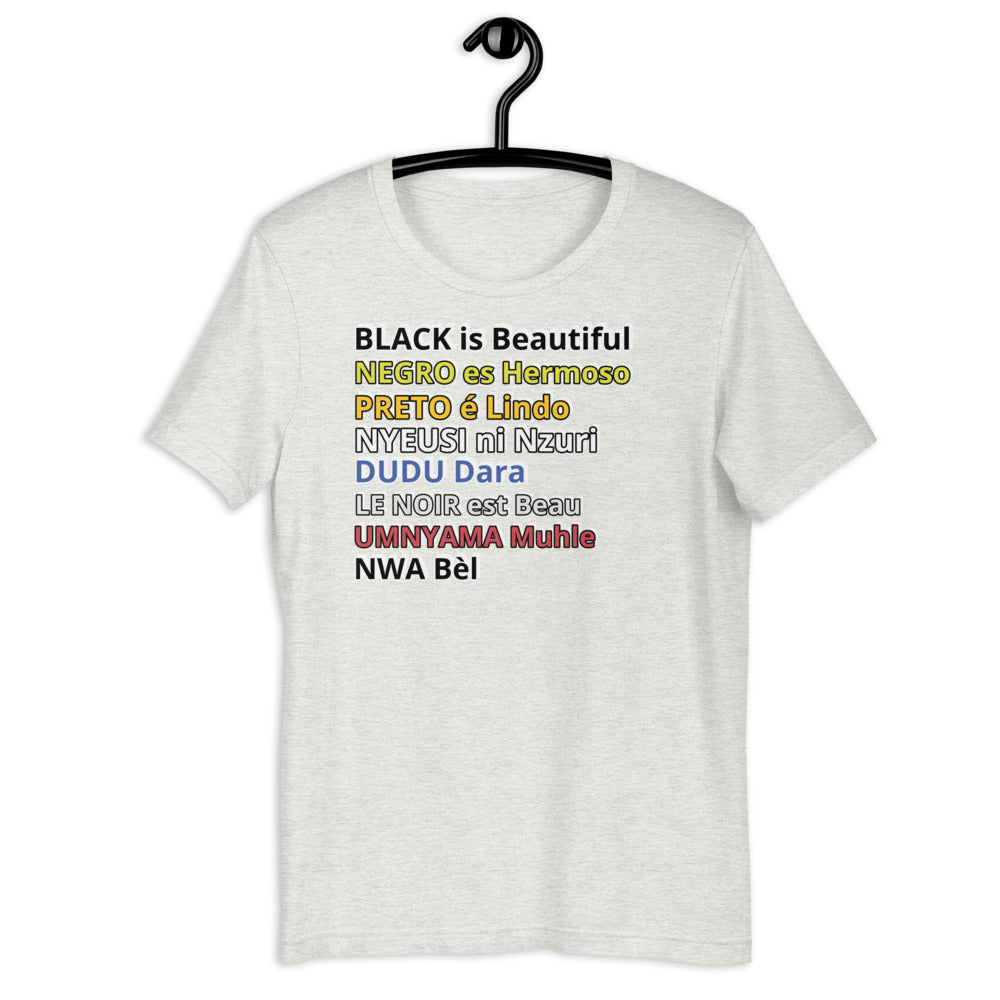 Black is Beautiful Short-Sleeve Unisex T-Shirt