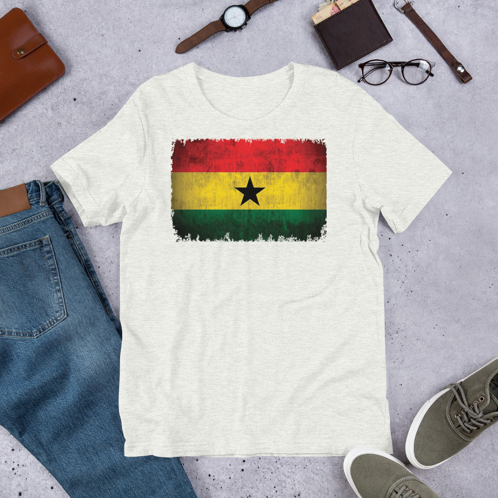 Ghana Grunge Short-Sleeve Unisex T-Shirt