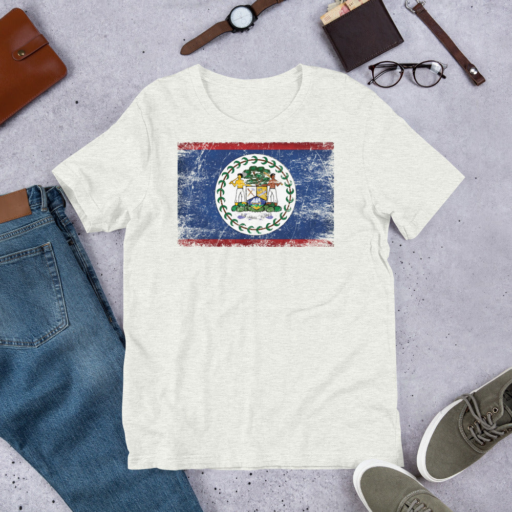 Belize Grunge Short-Sleeve Unisex T-Shirt