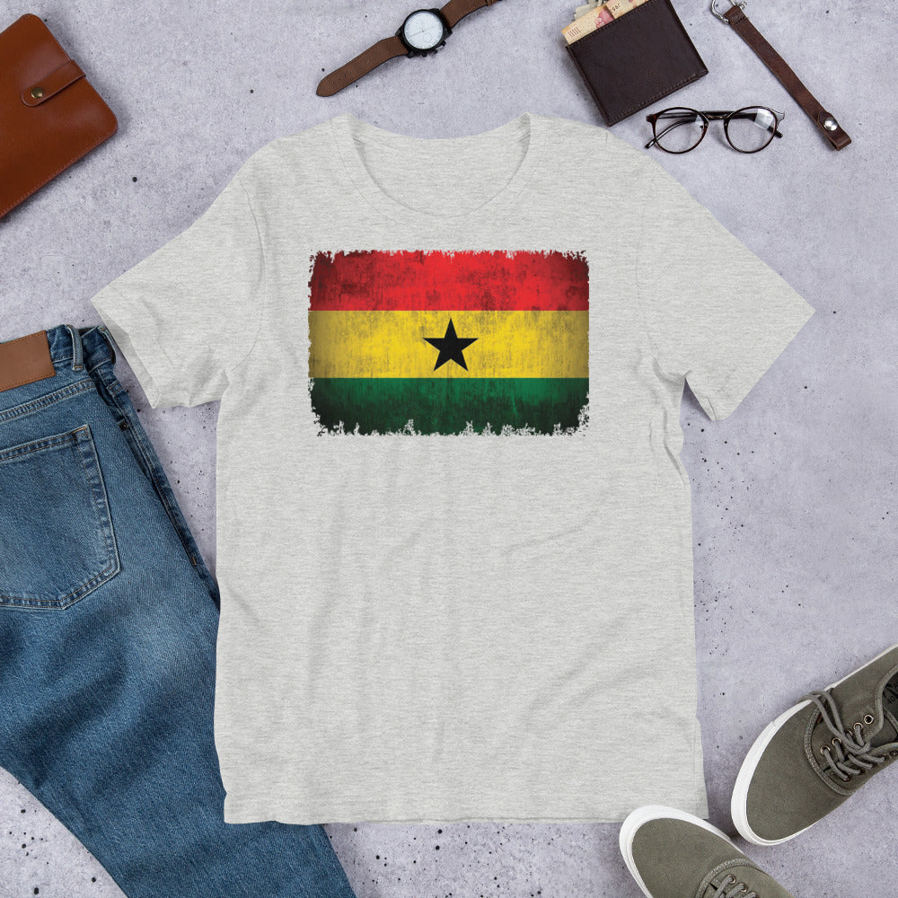 Ghana Grunge Short-Sleeve Unisex T-Shirt