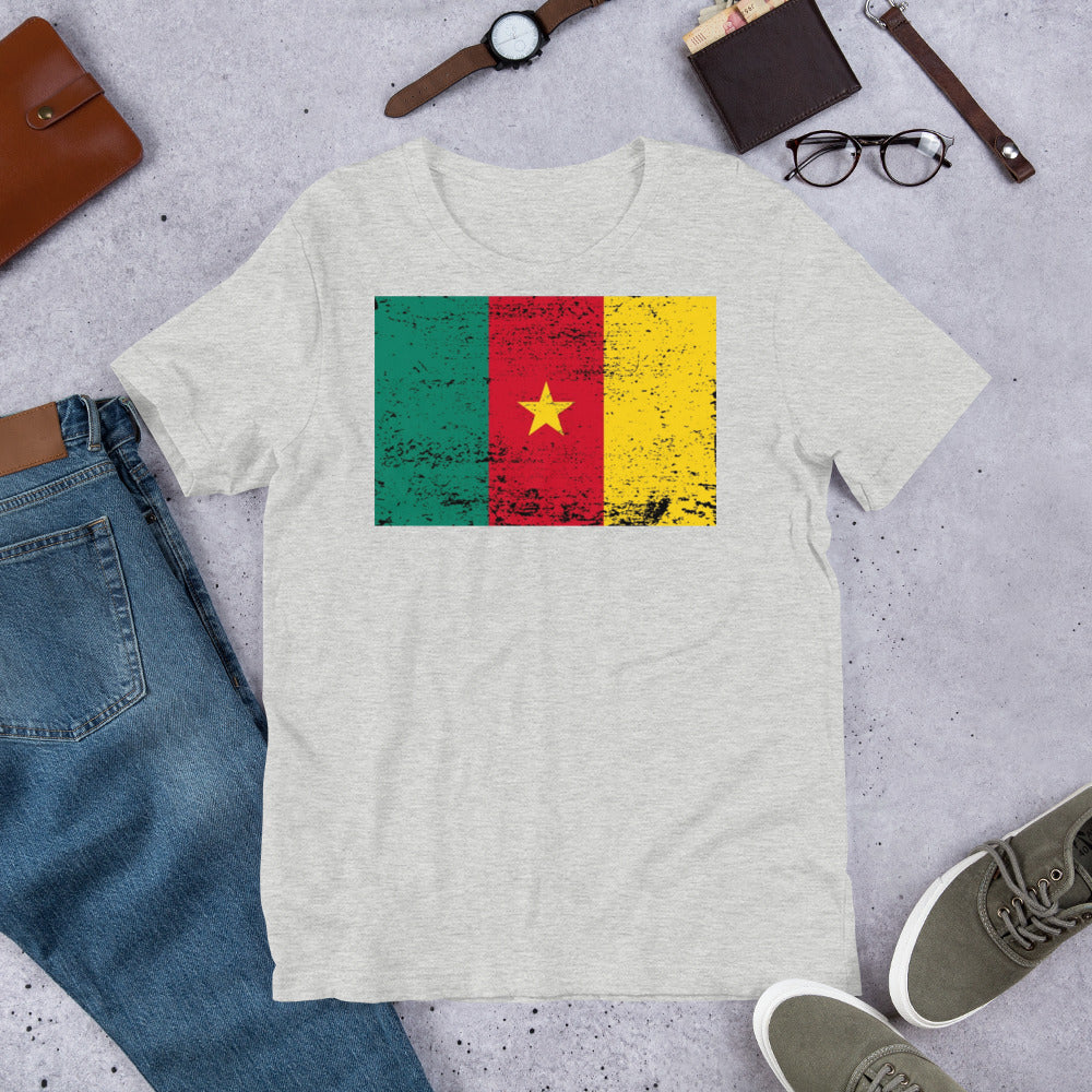 Cameroon Grunge Short-Sleeve Unisex T-Shirt