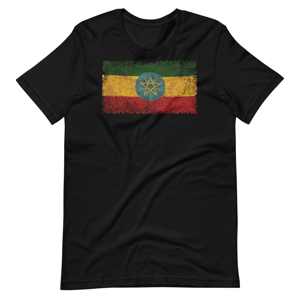 Ethiopia Grunge Short-Sleeve Men's T-Shirt