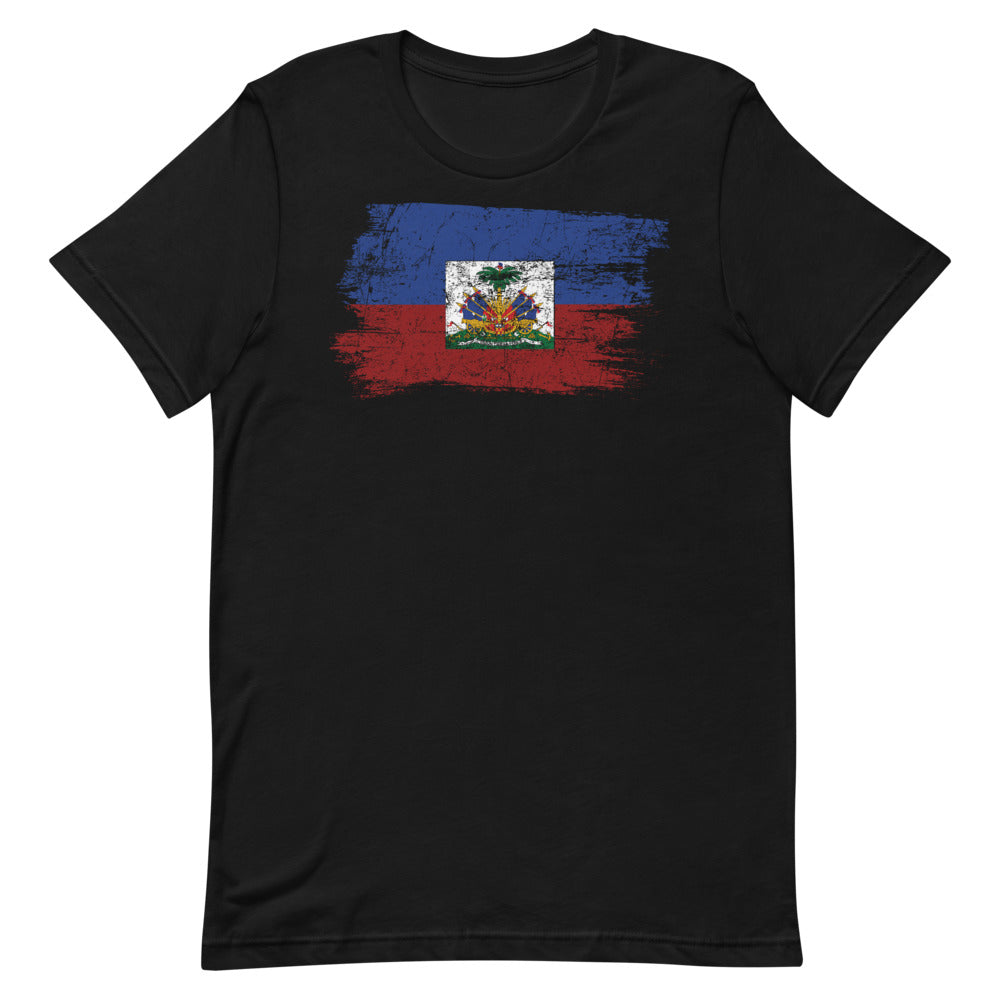 Haiti Grunge Short-Sleeve Unisex T-Shirt