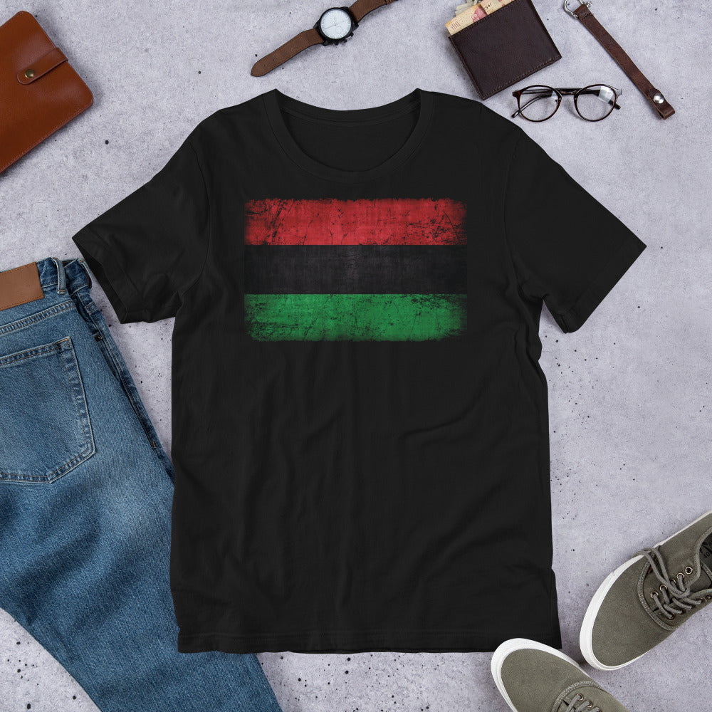 Pan African Grunge Short-Sleeve Unisex T-Shirt