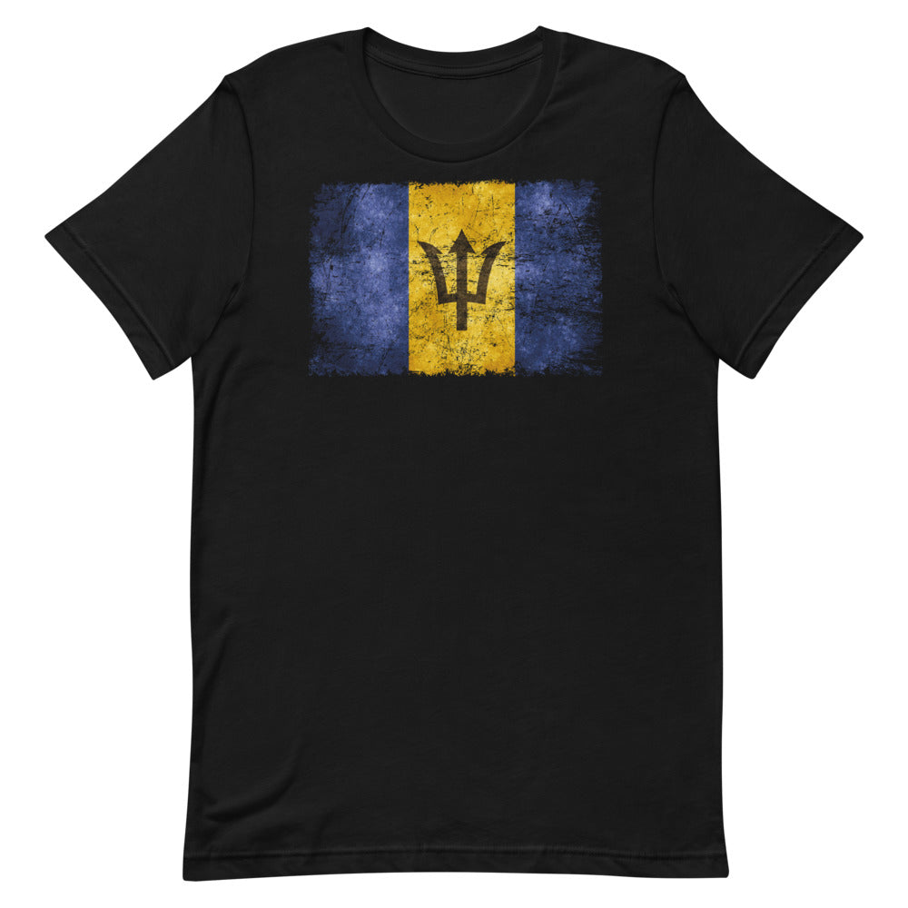 Barbados Grunge Short-Sleeve Unisex T-Shirt