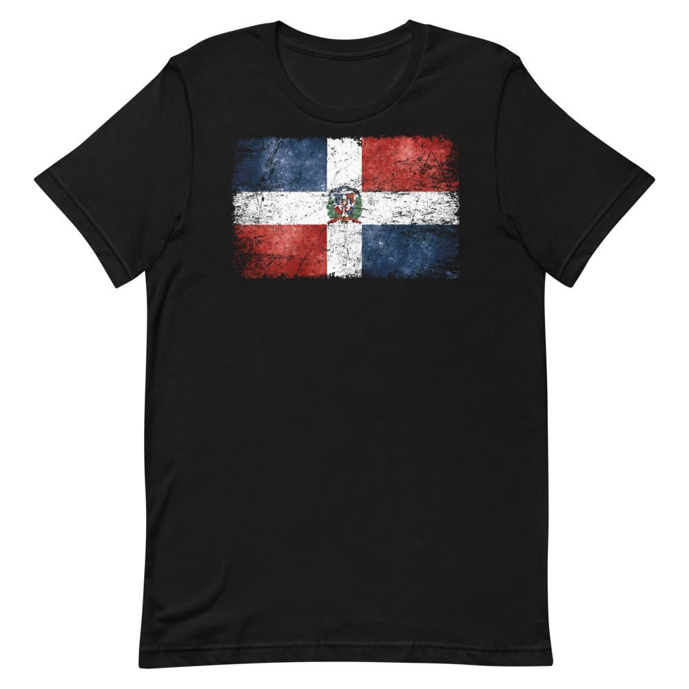 Dominican Republic Grunge Short-Sleeve Unisex T-Shirt