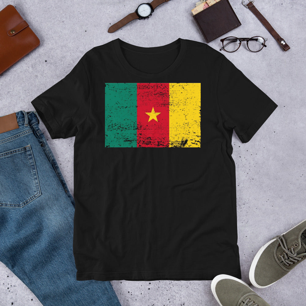 Cameroon Grunge Short-Sleeve Unisex T-Shirt