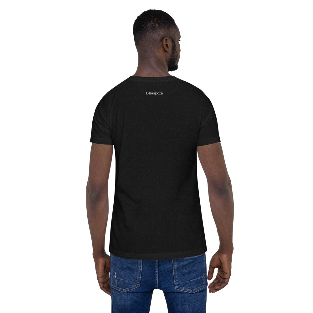 Pan African DNA Helix Short-Sleeve Unisex T-Shirt (Black)