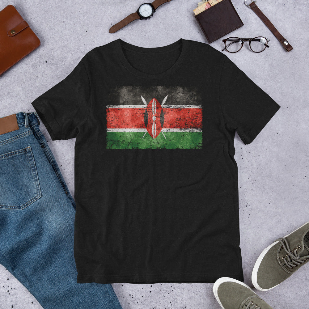 Kenya Grunge Short-Sleeve Unisex T-Shirt