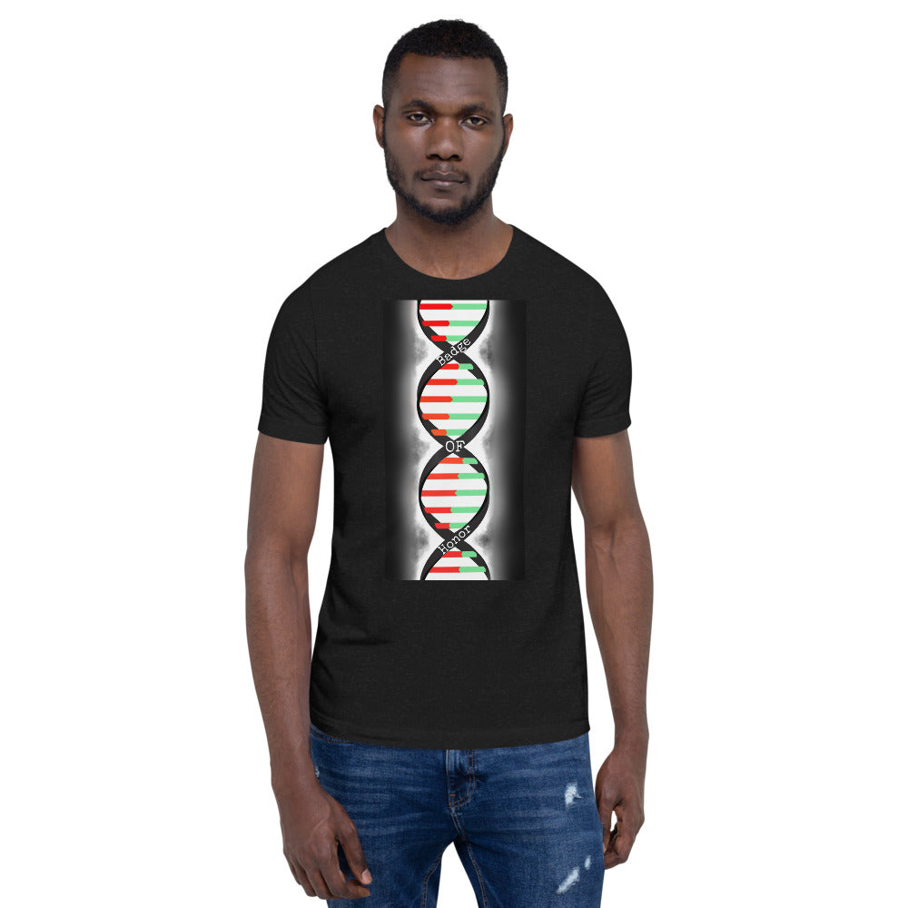 Pan African DNA Helix Short-Sleeve Unisex T-Shirt (Black)