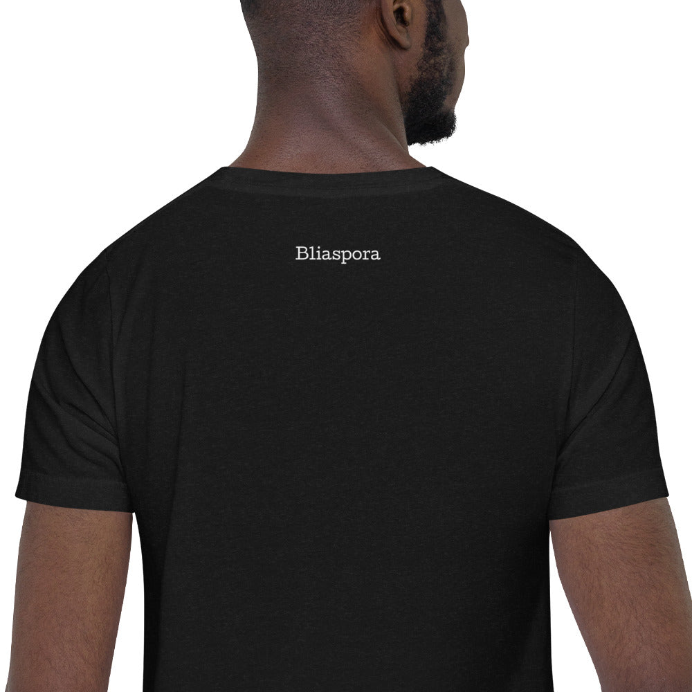 Pan African DNA Helix Short-Sleeve Unisex T-Shirt (Black)