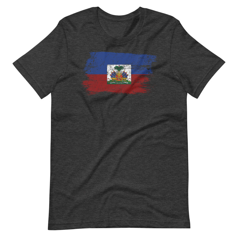 Haiti Grunge Short-Sleeve Men's T-Shirt
