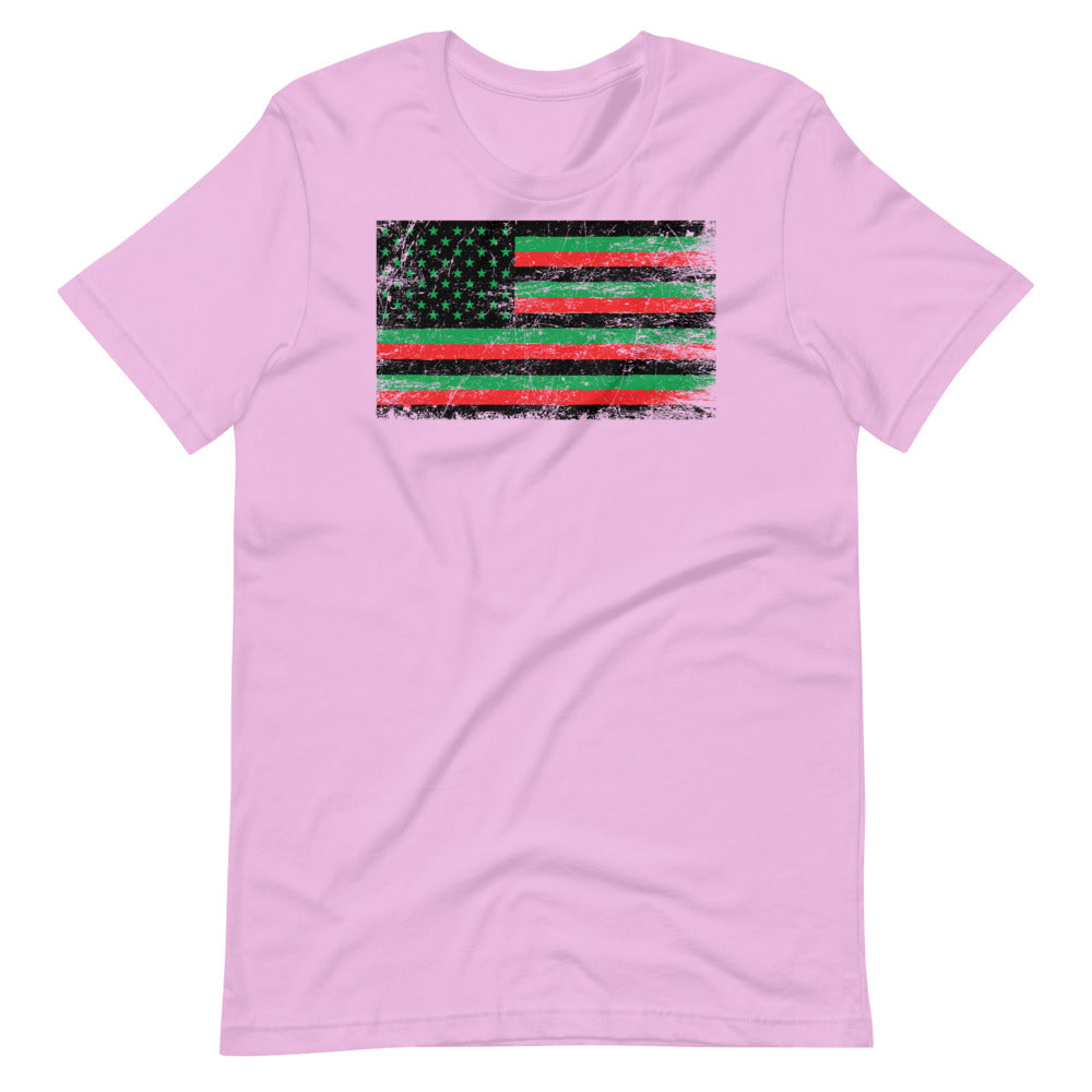 African American Grunge Short-Sleeve Women's T-Shirt