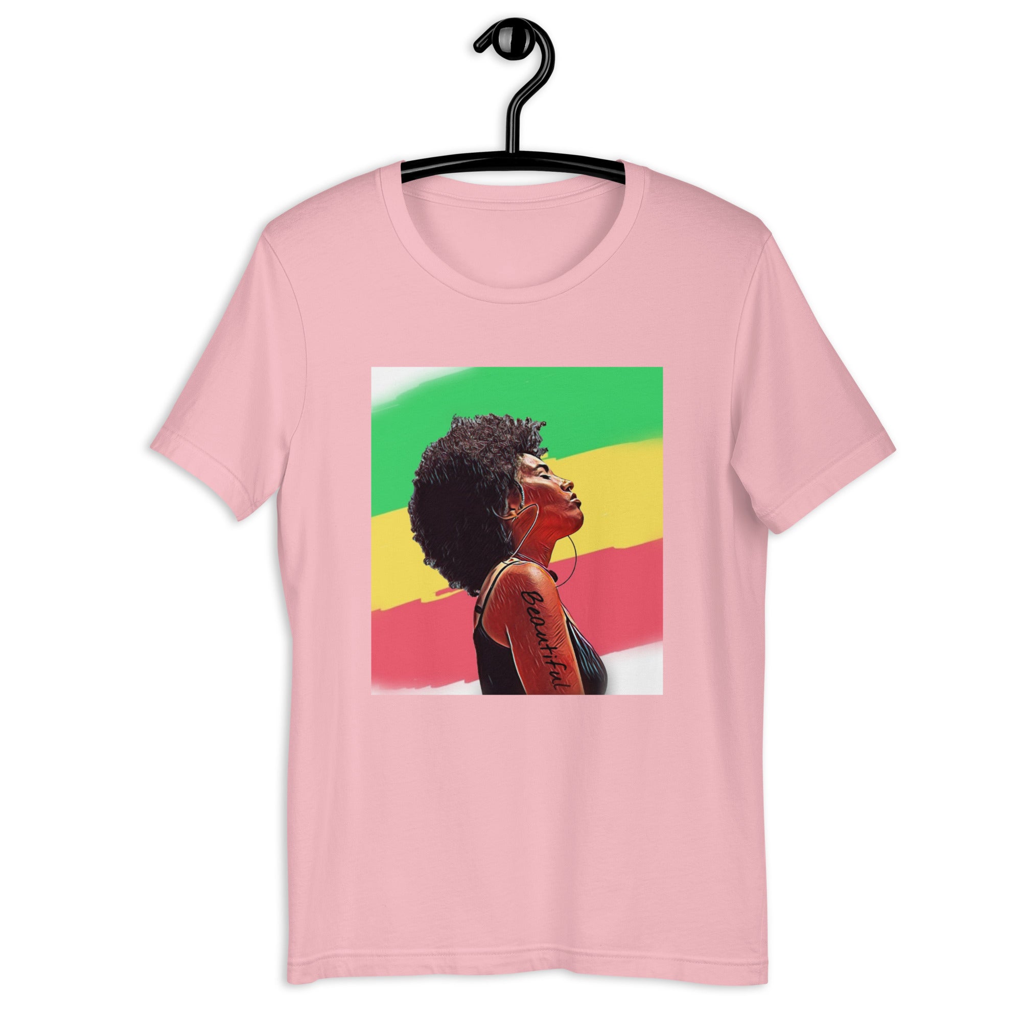 Beautiful w/ Pan African Colors Unisex t-shirt