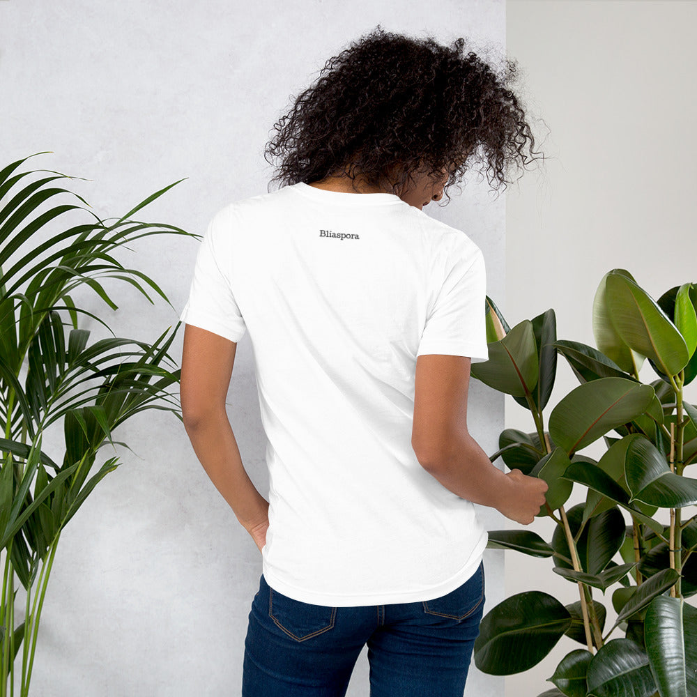 Pan African DNA Helix Short-Sleeve Unisex T-Shirt (White)