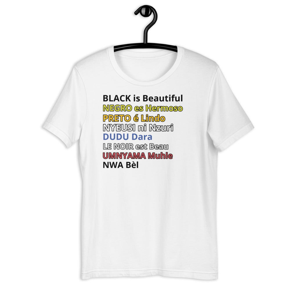 Black is Beautiful Short-Sleeve Unisex T-Shirt