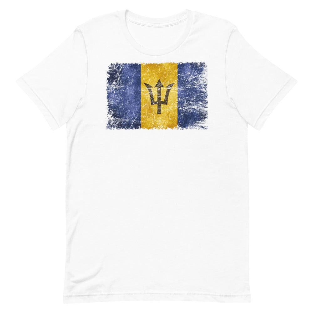 Barbados Grunge Short-Sleeve Unisex T-Shirt