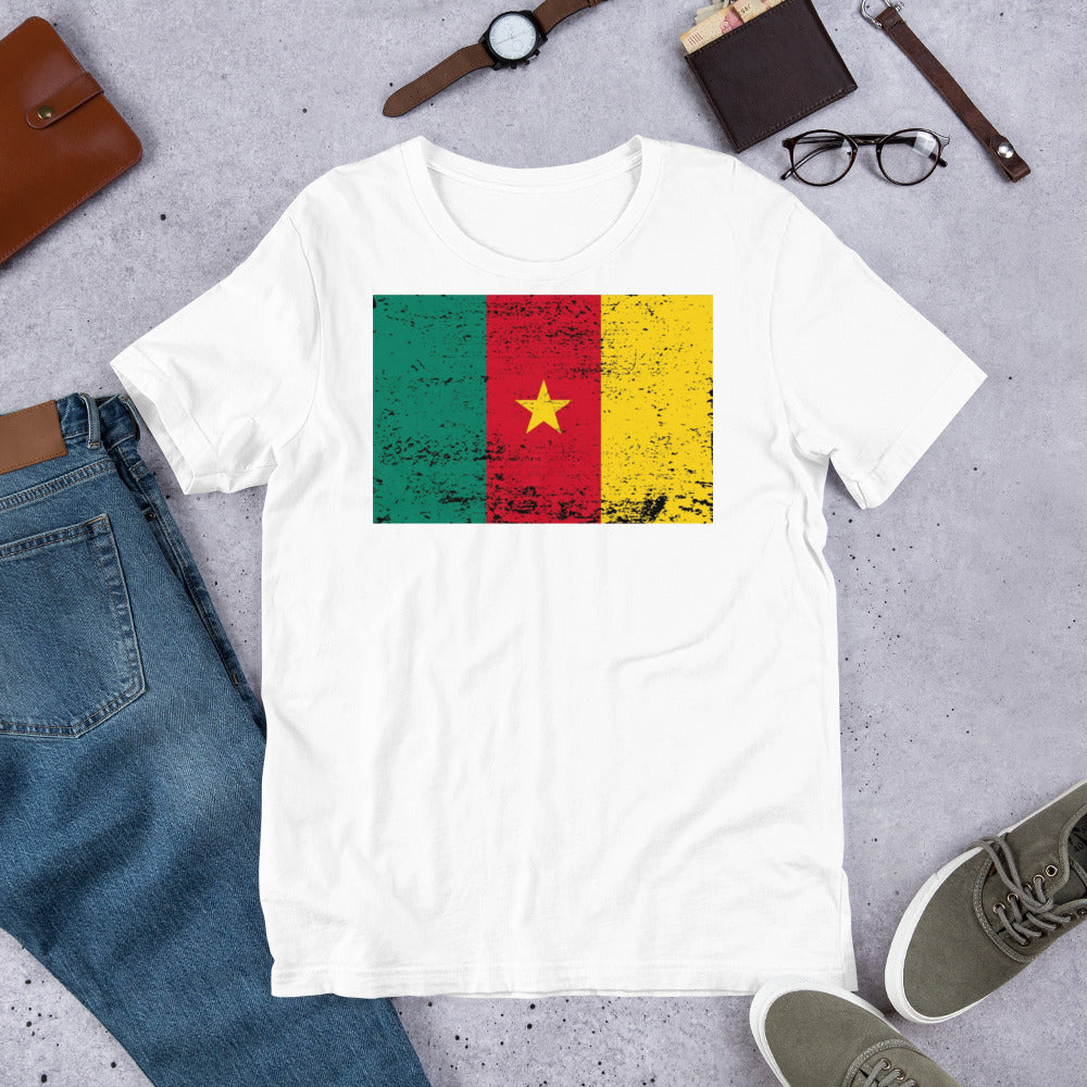 Cameroon Grunge Short-Sleeve Unisex T-Shirt