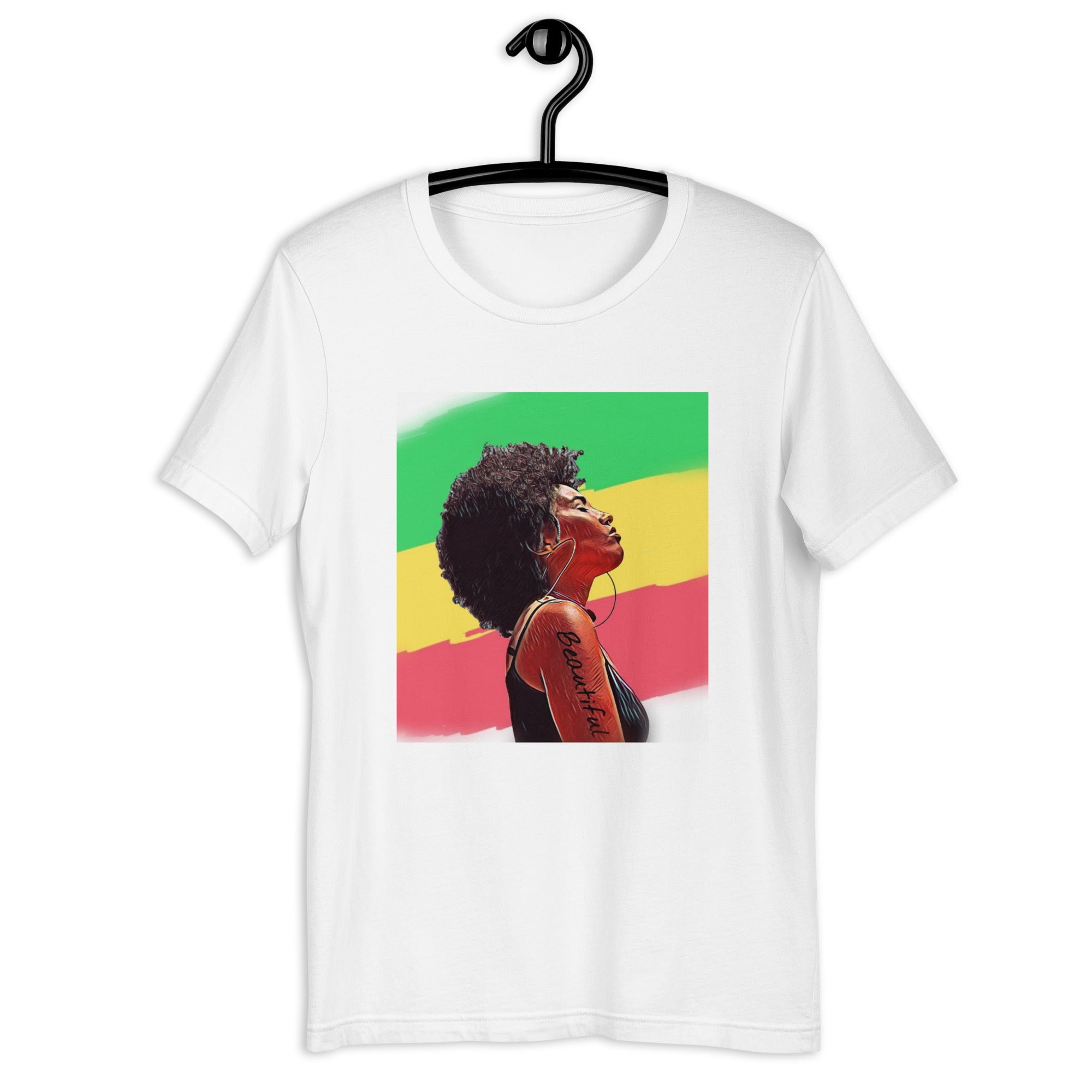 Beautiful w/ Pan African Colors Unisex t-shirt