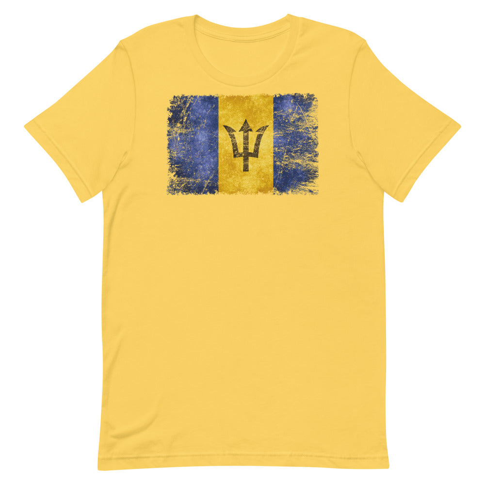 Barbados Grunge Short-Sleeve Men's T-Shirt