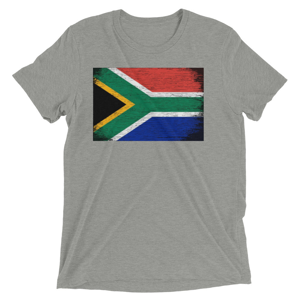 South African Flag Grunge Short sleeve t-shirt