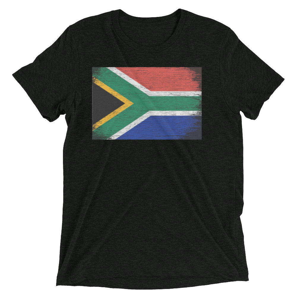 South African Flag Grunge Short sleeve t-shirt