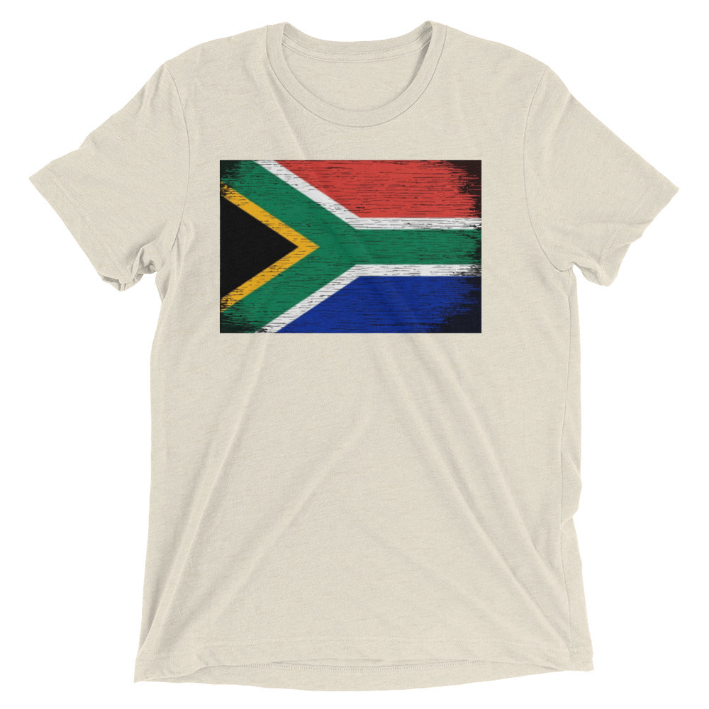 South African Flag Grunge Short sleeve t-shirt