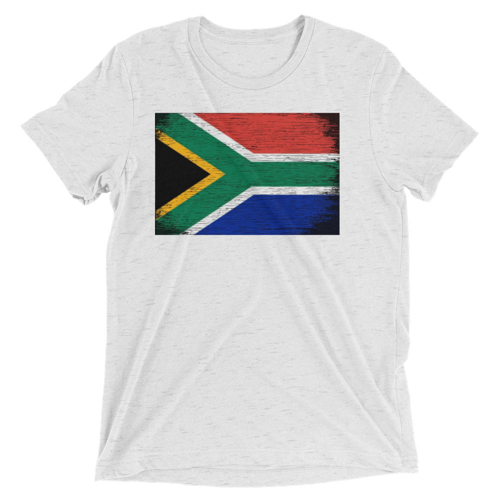 South African Flag Grunge Short sleeve t-shirt